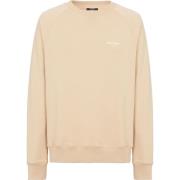 Licht Beige Logo Sweatshirt Balmain , Beige , Heren