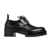 Leren Derby Schoenen Sapio , Black , Dames