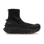 Trailgrip Knit hoge sneakers Moncler , Black , Dames