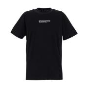 Bedrukt T-Shirt van katoen Dsquared2 , Black , Heren