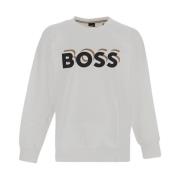 Boss Sweatshirt van katoen Hugo Boss , White , Heren