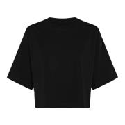 Minimalistische Marion T-Shirt met Uniek Detail Philippe Model , Black...