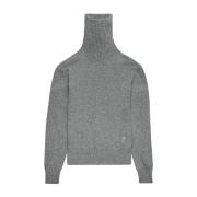 Grijze Cashmere Coltrui Ami Paris , Gray , Heren