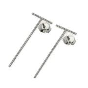 Pre-owned White Gold earrings Tiffany & Co. Pre-owned , Gray , Dames