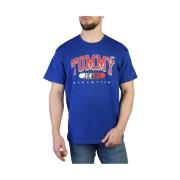 Heren T-shirt met korte mouwen en ronde hals Tommy Hilfiger , Blue , H...