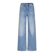 Uitgewassen Baggy Jeans Adriano Goldschmied , Blue , Dames