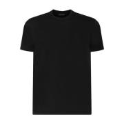 Zwart en Grijs Heren T-shirt - Trendy Model Tom Ford , Black , Heren