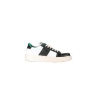 Logo Leren Sneakers Saint Sneakers , White , Heren