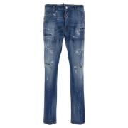 Stijlvolle Katoenen Jeans Dsquared2 , Blue , Heren