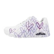 Verspreid de Liefde Mode Sneakers Skechers , White , Dames