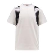 Witte Crew-neck T-shirt Alexander McQueen , White , Heren