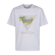 Tennis Club Icon T-Shirt Casablanca , White , Heren