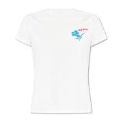 T-shirt met logo Kenzo , White , Dames