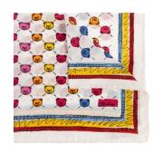 Silk pocket square Moschino , Multicolor , Heren