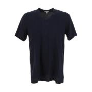 Klassiek Katoenen T-shirt James Perse , Blue , Heren
