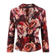 Blazer met Peonie Flower print Dolce & Gabbana , Multicolor , Dames