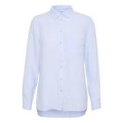 Heerlijke Link Lange Shirt Part Two , Blue , Dames