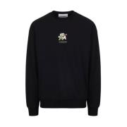 Sweatshirt met logo en cartoon graphics Iceberg , Black , Heren