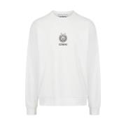 Sweatshirt met logo en cartoon graphics Iceberg , Beige , Heren