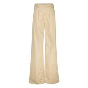 Wide Trousers Pinko , Beige , Dames