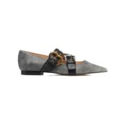 Grijze Ballerina Schoenen voor Dames Pinko , Gray , Dames