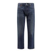 Straight Leg Jeans Levi's , Blue , Heren