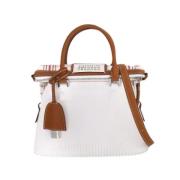 Pre-owned Leather handbags Maison Margiela Pre-owned , White , Dames