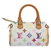 Pre-owned Canvas louis-vuitton-bags Louis Vuitton Vintage , White , Da...