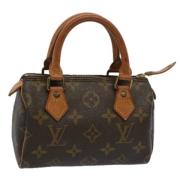 Pre-owned Canvas louis-vuitton-bags Louis Vuitton Vintage , Brown , Da...