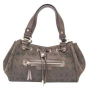 Pre-owned Canvas shoulder-bags Bvlgari Vintage , Brown , Dames