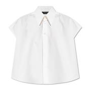 Shirt met korte mouwen Fabiana Filippi , White , Dames