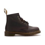 Vintage Bruine Leren Enkellaars Dr. Martens , Brown , Heren