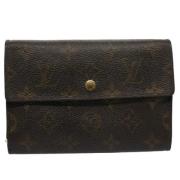 Pre-owned Canvas wallets Louis Vuitton Vintage , Brown , Dames