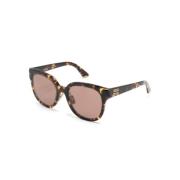 MU 01Zs Vau70D Zonnebril Miu Miu , Brown , Dames