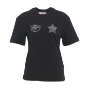 Zwarte T-shirts Polos voor Dames Chiara Ferragni Collection , Black , ...