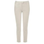 Beige Perfect Croppet Slim Chino Jeans Dondup , Beige , Dames