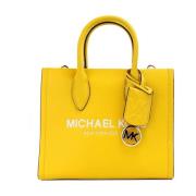 Stijlvolle Leren Shopper Tote Tas Michael Kors , Yellow , Dames