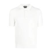 Katoenen Poloshirt Tom Ford , White , Heren