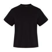 Lisa cropped T-shirt AllSaints , Black , Dames