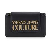 Handtas Versace Jeans Couture , Black , Dames