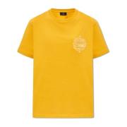 T-shirt met logo Etro , Orange , Dames