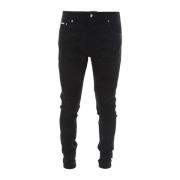 Men Clothing Trousers Black Ss22 Represent , Black , Heren