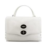 Veelzijdige Tas met Dubbele Sluiting Zanellato , White , Dames