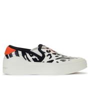 Zebra Print Slip-On Court Sneakers Adidas by Stella McCartney , Multic...