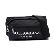 Marineblauwe Logo Heuptas Dolce & Gabbana , Blue , Heren
