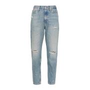 Blauwe Jeans voor Heren Calvin Klein Jeans , Blue , Dames