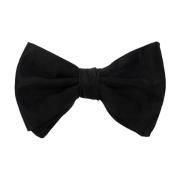 Silk bow tie Emporio Armani , Black , Heren