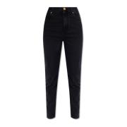 Slim-fit jeans Balmain , Black , Dames