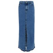 Lange Jeans Rokken Philosophy di Lorenzo Serafini , Blue , Dames