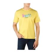 Heren T-shirt met korte mouwen en ronde hals Levi's , Yellow , Heren